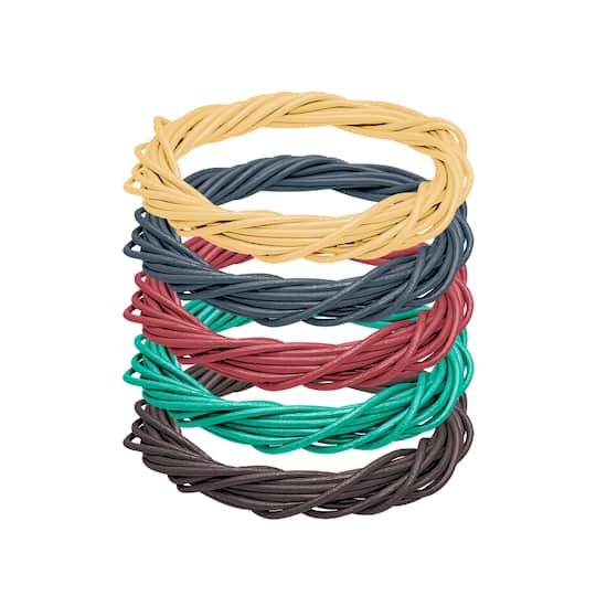 6 Pack: 1.5mm Light Round Leather Cord Assortment by Bead Landing&#x2122;